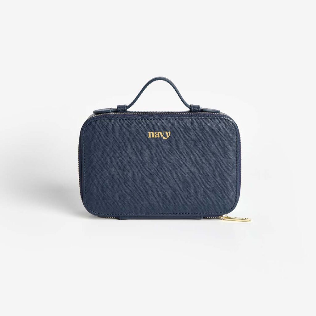Eleganckie Etui Navy do Przechowywania