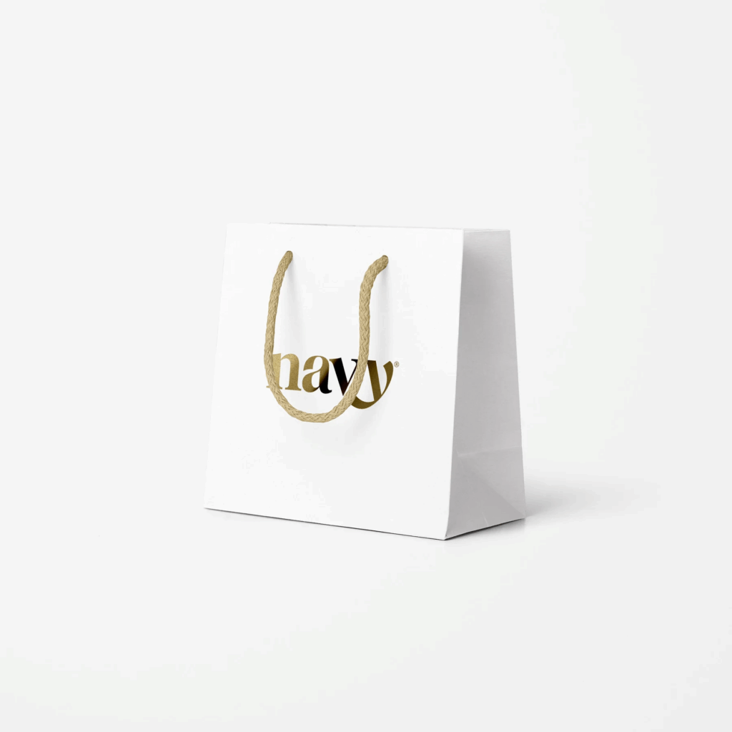 Luksusowa torba prezentowa z personalizowaną kartką