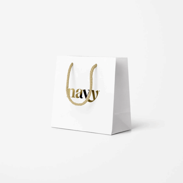 Luksusowa torba prezentowa z personalizowaną kartką